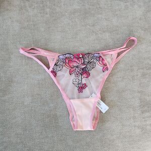 Adore Me Medium Jayda Pink Brazilian Panty NWT